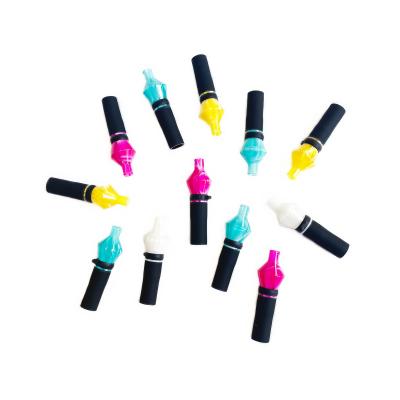 China Luxury Colorful Chicha Smoking Resin Hookah Mouth Tip Shisha Chicha Mouthpieces Accessories for sale