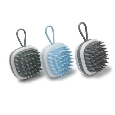 China Factory Wholesale Custom Logo Hair Shampoo Brush Soft Silicone Care Scalp Massager Hair Brush Waterproof Mold Injection for sale