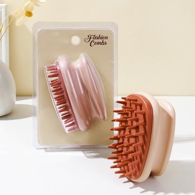 China Wholesale Custom Mold Injection Waterproof Silicone Shampoo Head Massager Comb Hair Scalp Brush for sale