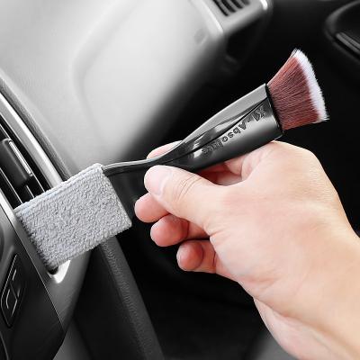 China Custom Car Care Basic Car Dust Brush Soft Stiffens Car Air Conditioner Air Vent Cleaning Brush Car Cleaning Tool Interior Brush for sale