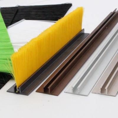 China Cleaning. Fireproof Brush Weatherseal Door Brushes Exterior Lintel Weather Seal for sale