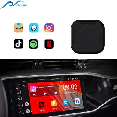 China Universal Octa-Core 4+64GB Wireless Android Apple Carplay AI Auto Box With North American Network 4G Nano for sale