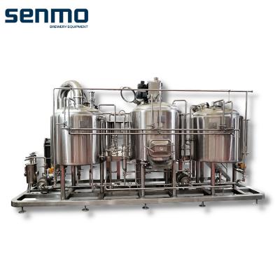 China Hotels German type 500L 1000L craft beer brew machine homebrewing equipment for sale