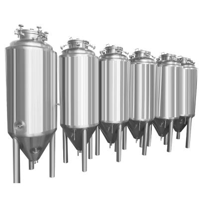 China Brewpub 300l fermentation tank conical bottom with pressure valves and other fittings for sale