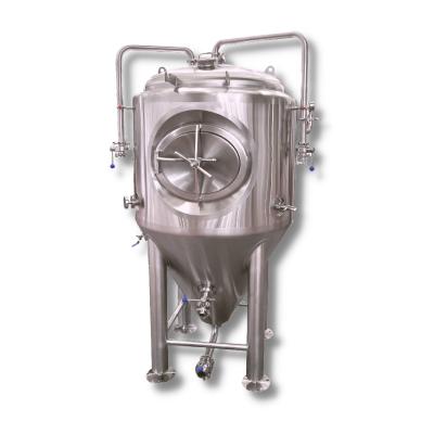 China Brewing Plant Jacketed fermentation tanks beer fermenting equipment with sample valves pressure valves for sale