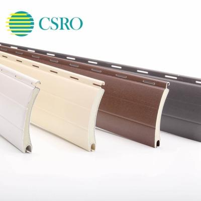 China Modern 45 Mm Insulated PU Foamed Roller Shutter Slat Wholesale / Factory Rolling Shutter Profiles for sale