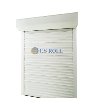 China CSROLL Modern PU Electric Motor Drive Roller Foam Filled Aluminum Shutters for sale