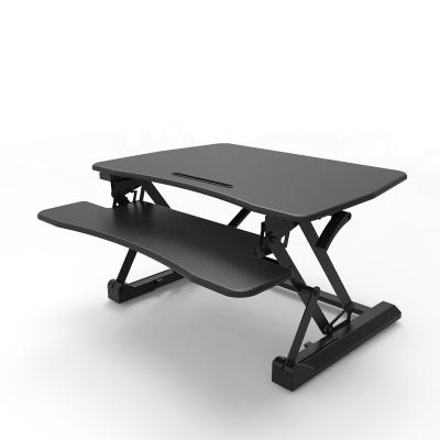 China Commercial Size Adjustable Sit Standing Computer Riser Desk Office Furniture JEO SD07 for sale