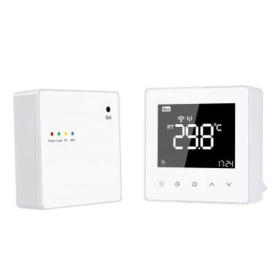 China Modern smart wifi app control touch screen wireless room heating thermostat for sale