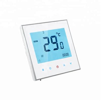 China WIFI Smart Heat Cool Fan Coil Unit Room Thermostat THP1000ELW for sale