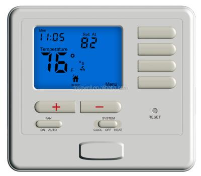 China 2heat 1cool Heat Pump Low Voltage Digital Heat Pump Room Thermostat for sale