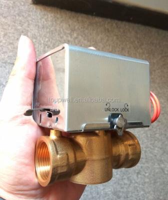 China General 2way motorized valve used in fan coil system TP20series for sale