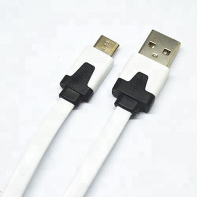 China MP3/MP4 Player Data Cable Micro USB Cable Flat Charging Cable For Samsung Android Phone for sale