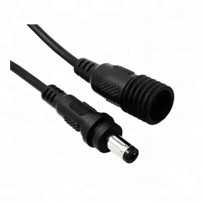 China Industrial Waterproof DC Power Cable 5521 5.5*2.1mm Male To Female Adapter Cable for sale