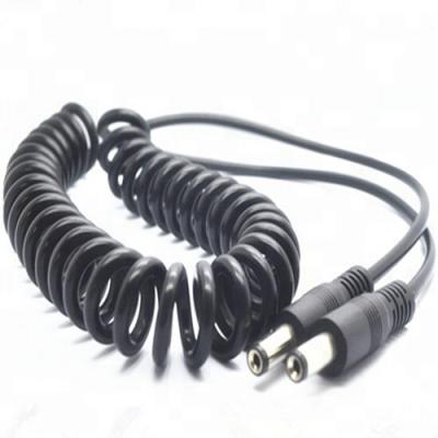 China Industrial High Performance 5.5*2.1 Mm 5521 Male To Male Spring DC Power Cable for sale