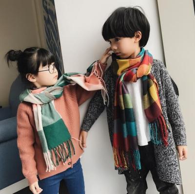 China Children's Poncho Kids Christmas Scarf Children Kids Scarf Pashmina for sale