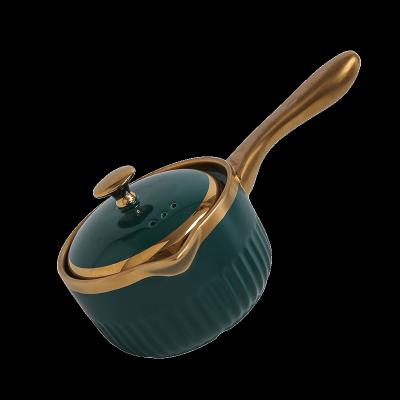 China High Quality Ceramic Milk Pot Household Pan Household Milk Jug Kitchen Cookware Noodle Pot High Quality for sale