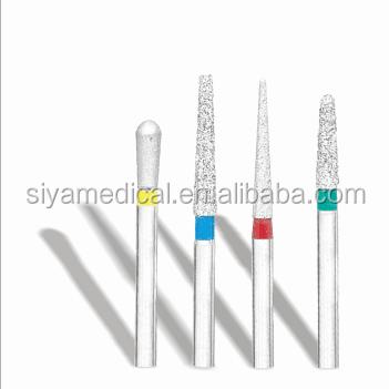 China Durable manufacturer supply high speed dental handpiece diamond burs FG burs for sale