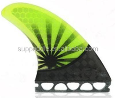 China OEM/ODM China Surfboard Fins Light Green Fiberglass Fins Surf Fins for sale