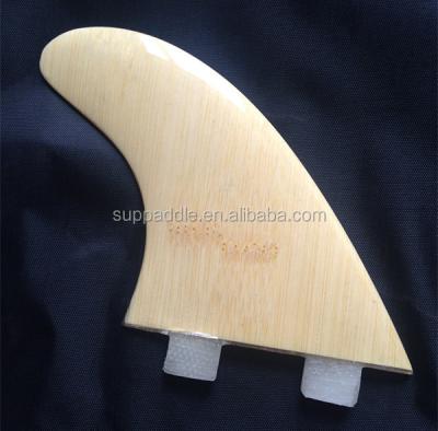 China OEM/ODM Bamboo Surfboard Fins Surfing Lightweight Bamboo Fin Fiberglass Fin for sale