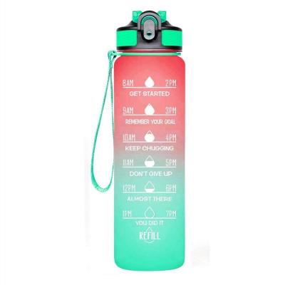 China Sustainable Chinese Supplier Large Capacity Sports Water Bottles 1000ml Custom Eco - Friendly Sports Water Bottle for sale