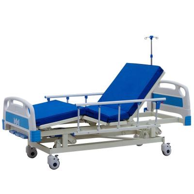 China Factory Three Function Manual Three Crank Hospital Medical Clinic Nursing Home Multi Care Bed For Disabled Elder Patient for sale