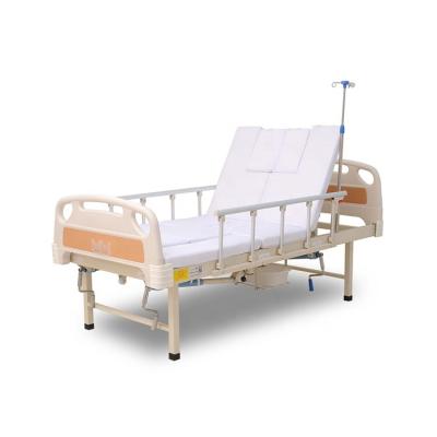 China Hospital Bed Best Selling Two Function Adjustable Manual Medical Clinic Hospital Bed Price for sale