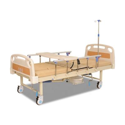 China Bed Hospital Price With Toilet In Hospital Bedsmanual Multifunctional Tuming Over Hospital Bed for sale