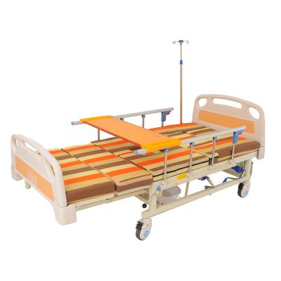 China YB-A17 Modern Medical Hospital Bed Manual 2 Cranks Factory Price Bed ABS Bed Board for sale