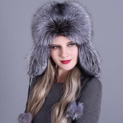 China COMMON High Quality Fur Hearing Protection Ladies Hats Warm Russian Ladies Hats Fur Women Hat for sale