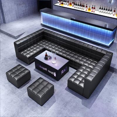 China New Design Fireproof And Waterproof Nightclub Tables And Chairs Customized Nightclub Sofa Party Furniture Nightclub Equipment for sale