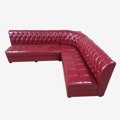 China 2023 hot sale modern red nightclub furniture sofa seating sofa seating cabin for sale