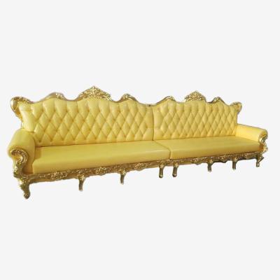 China 2023 modern luxury club furniture yellow club furniture party furniture sofa set for night club for sale