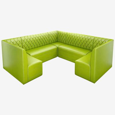 China New Product Comfortable And Durable Restaurant Sofa Booth Seats Sofa Furniture Set Cafe Dining Dining Furniture Set for sale