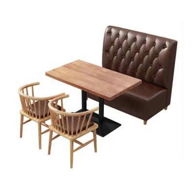 China Beautiful 2023 Cheap Sofa Restaurant Dining Tables And Chairs Furniture Set Restaurant Sectional Tables for sale