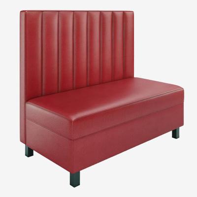 China Custom beautiful and practical wine red restaurant furniture hotel restaurant furniture restaurant booth sofa for sale