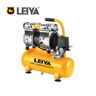 China LEIYA 9L Mini Oil Free Air Compressor for sale