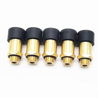 China Black Drywall Tools One-Button Quick Connector Pneumatic Brass Elbow Connector for sale