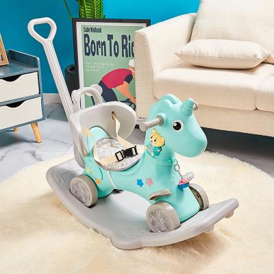 China Easy To Install Kids Baby Walker Plastic Ride On Rocking Horse Toy for sale