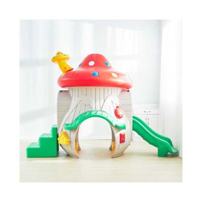 China High Quality Indoor Outdoor Kids Fun Playground Plastic Toys Play Game Mushroom House For Children for sale