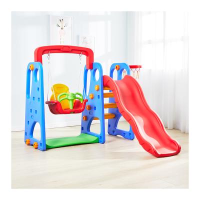 China Easy to install Hot-selling new products custom design kids indoor slide basketball kids swing and slide for sale