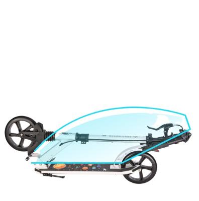 China Child Folding Adjustable 2 Wheel Kids Kick Scooter With 2 PU Wheel Child Kick Scooter for sale