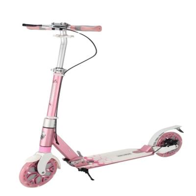 China Youth Adult Scooters with Disc Brakes, Foldable Kick Scooters with Big Wheels for Women Men, 150kg Weight Capacity, Non-Electric for sale