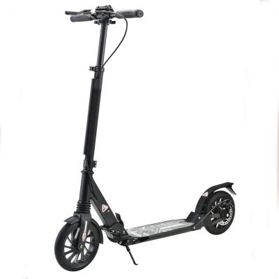 China Youth Folding Big Wheel Scooter Scooter With Height Adjustable Adult And Teen Scooters , Disc Brakes for sale