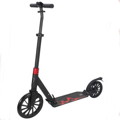 China Large 250/200MM Wheel Youth Outdoor Sports 2 Kick Folding Adult Scooter 100% High Quality Aluminum Foot for sale