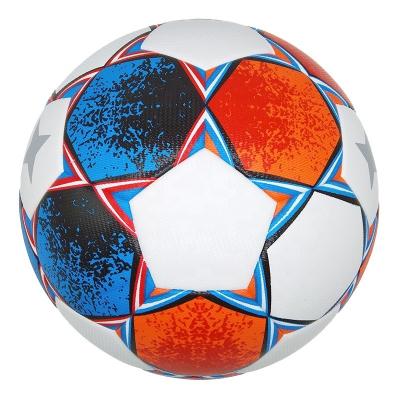 China Custom size 5 soccer match training ball team profile name LOGO soccer ball high quality PU seamless soccer ball for sale