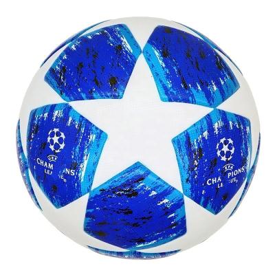 China 18-19 Football Match League Match Soccer Ball PU Size 5 Football Training Balls Good Quality Seamless Glued Size 4 Custom Printing LOGO for sale