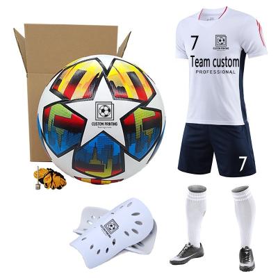 China Team Custom Soccer Uniform Print LOGO Soccer Ball Quick Dry Blank Match Training Shirts Breathable Quick Dry White Tank Top for sale