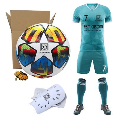 China Team Soccer Uniform Sets Custom Made Blank Quick Dry Printing LOGO Ball Soccer Match Forming Breathable Quick Dry Light Blue Tank Tops 212 for sale