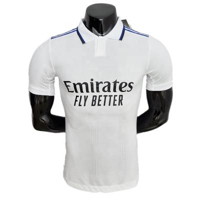 China New 22-23 Season 22-23 Home Club Soccer Jersey Top Thai Version Player Version Breathable Quick Dry White Shirt Soccer Jerseys for sale